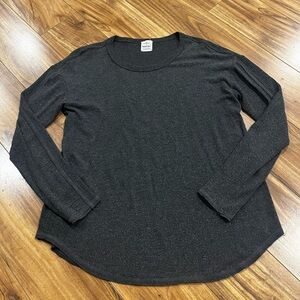 Michael Stars Charcoal Knit Top